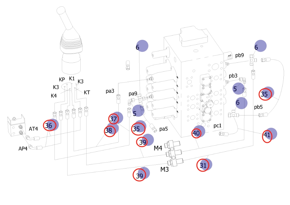 Sunward SWE155F installation diagram showing hydraulic hose 730502001386 at Pipe No. 31