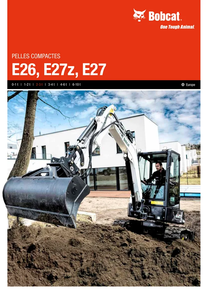 Bobcat E26 · E27Z machine manual cover