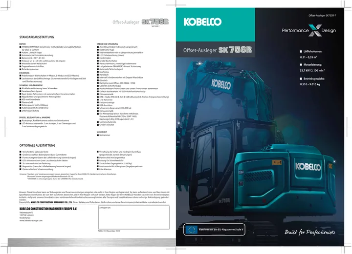 Kobelco SK75SR-7 设备手册外胶层