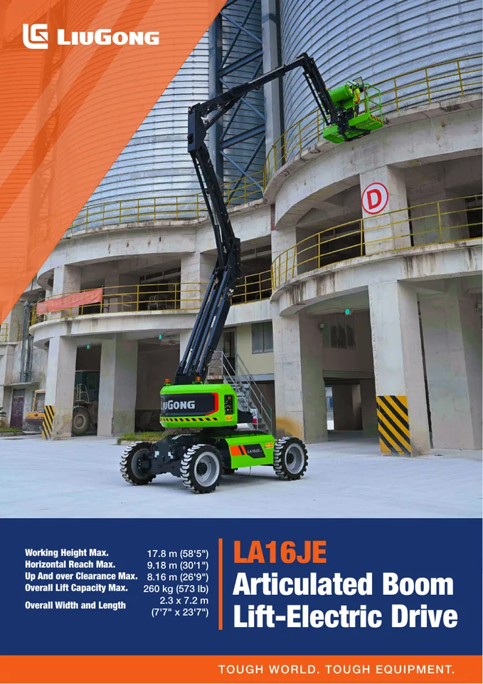 LiuGong LA16JE machine manual cover