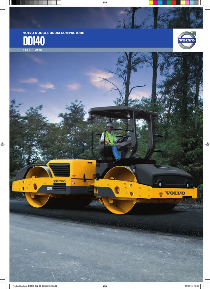 Volvo DD140 machine manual cover: Volvo DD140 Product brochure