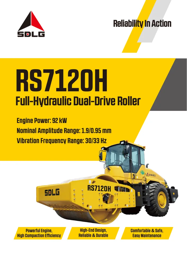 SDLG RS7120H machine manual cover: SDLG RS7120H Product brochure