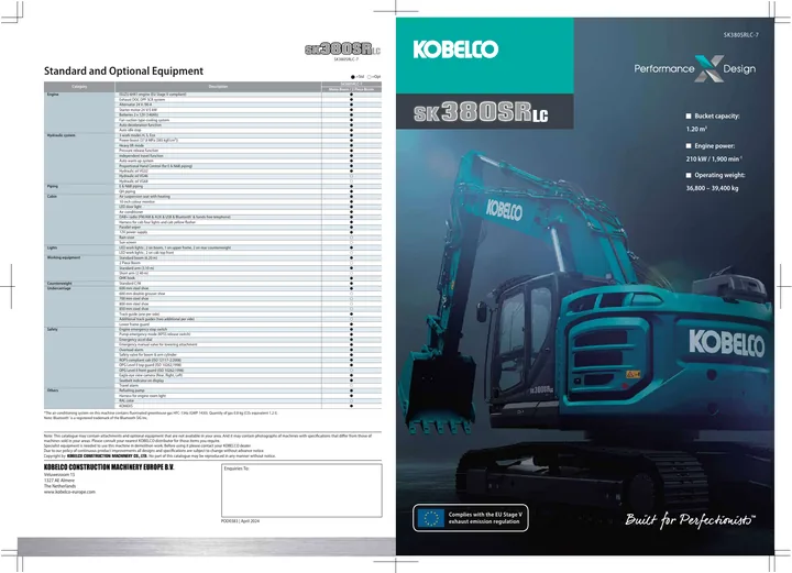 Kobelco SK380SRLC-7 设备手册外胶层