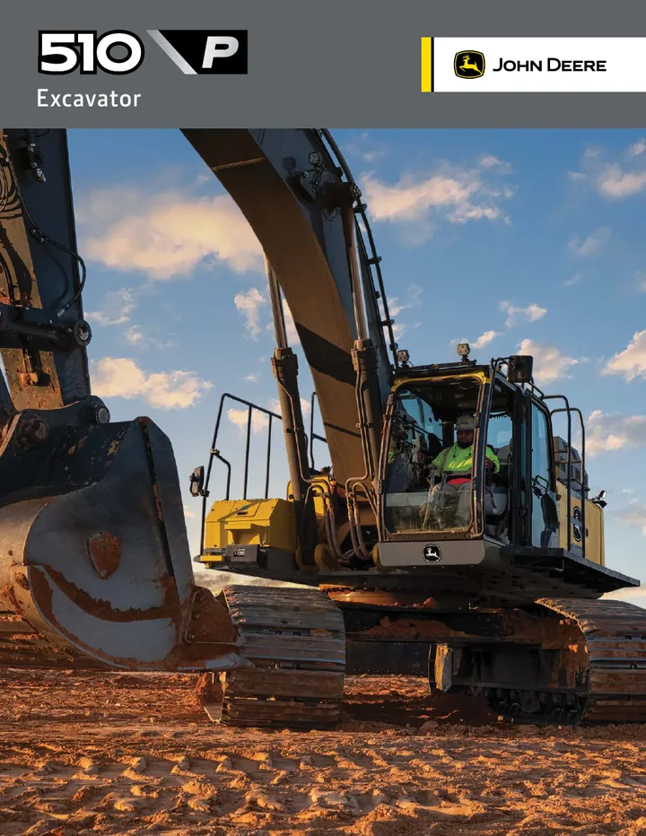 John Deere 510P machine manual cover: john-deere-510p-0071699872-official-brochure