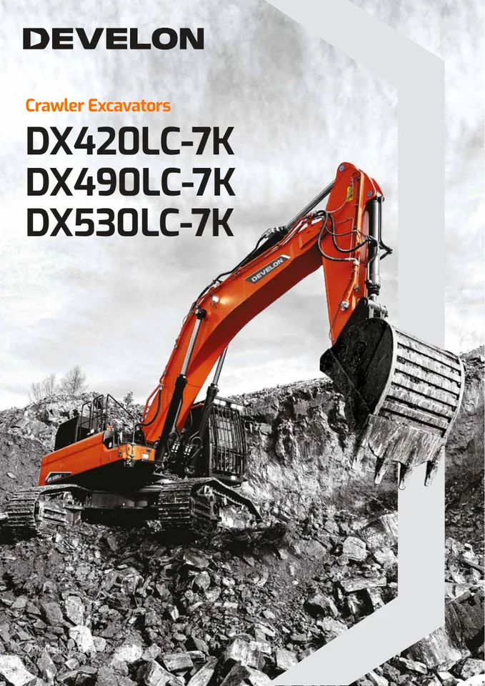 Doosan DX530LC-7K machine manual cover
