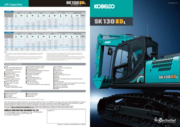 Kobelco SK130XDL-10 设备手册外胶层