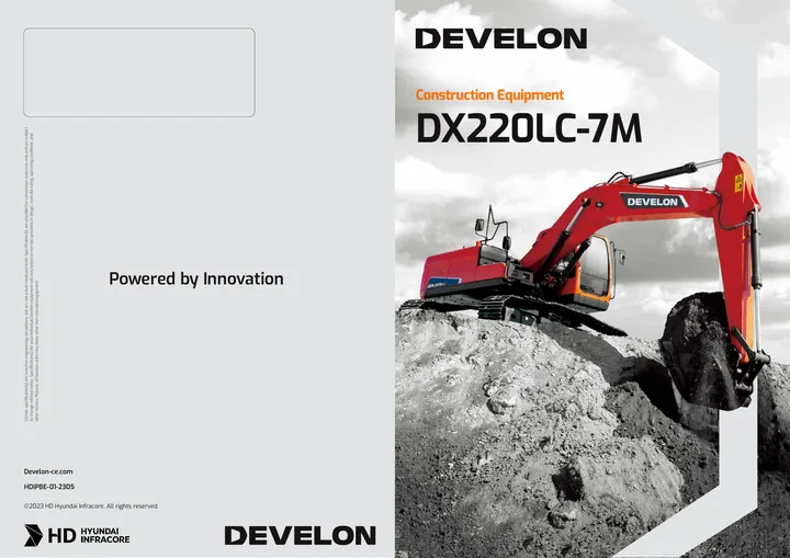 Doosan DX220LC-7M machine manual cover