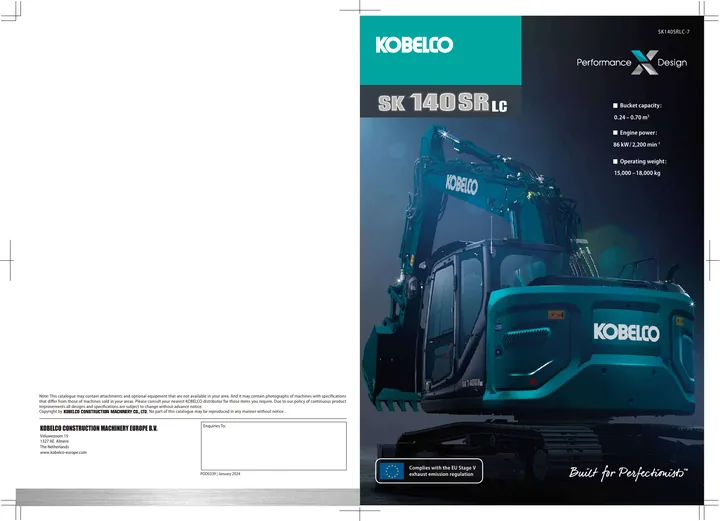 Kobelco SK140SRLC-7 设备手册外胶层