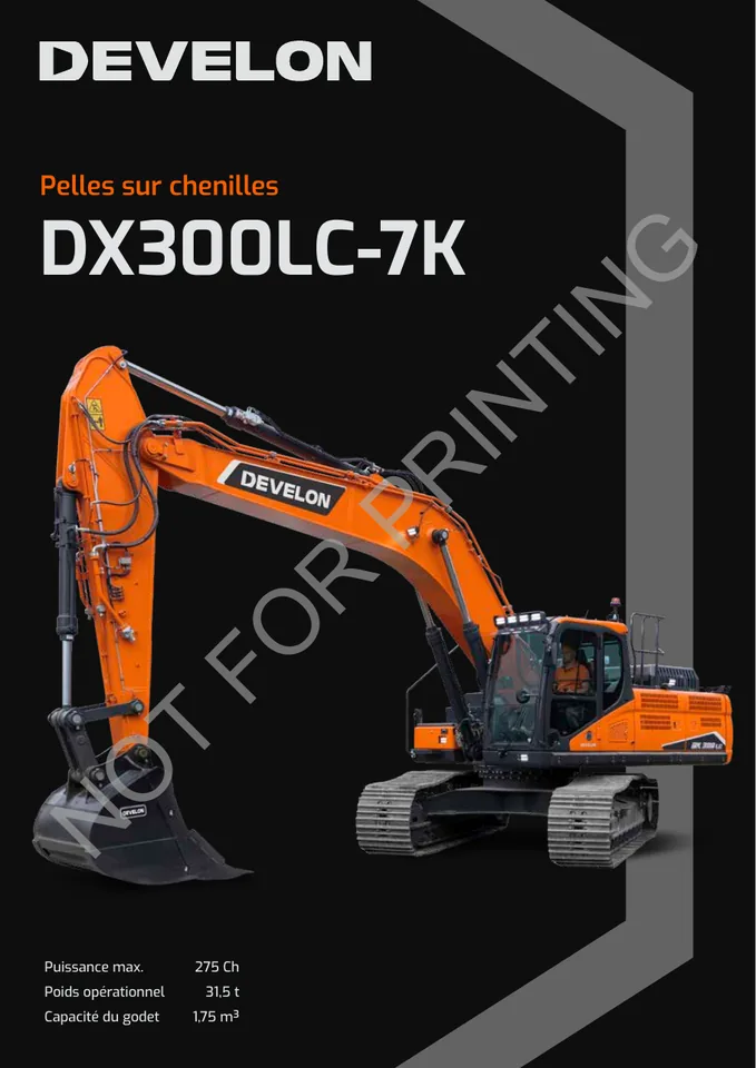 Doosan DX300LC-7K machine manual cover