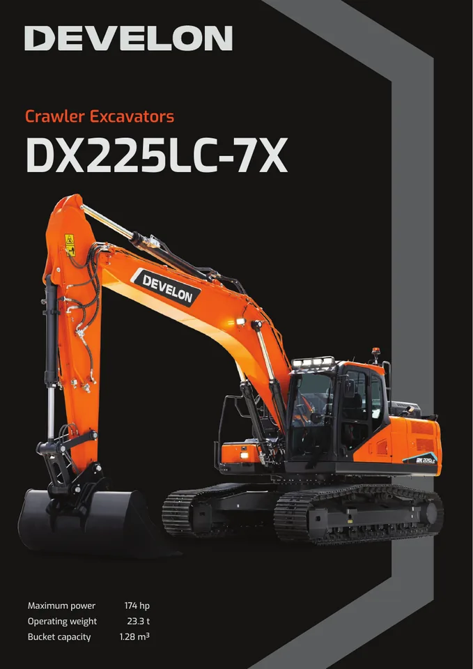 Doosan DX225LC-7X machine manual cover