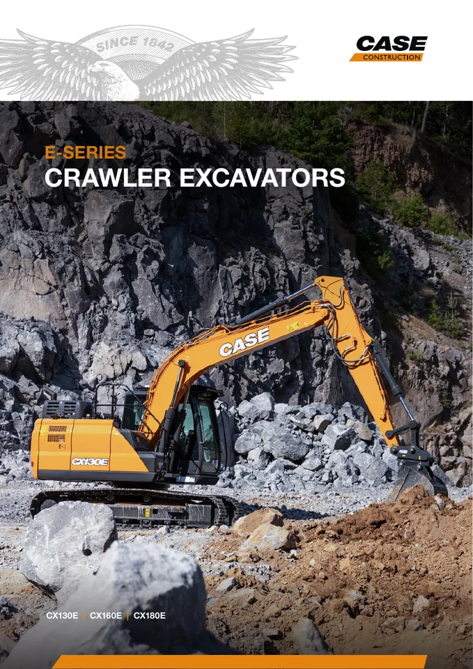 CASE CX130E machine manual cover