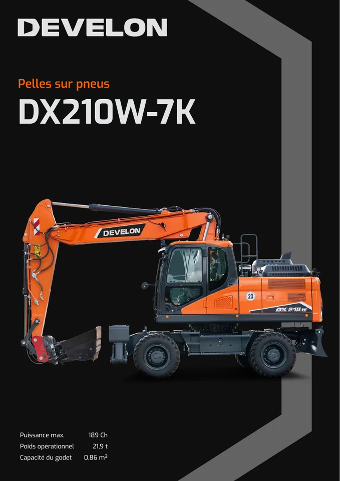 Doosan DX210W-7K machine manual cover
