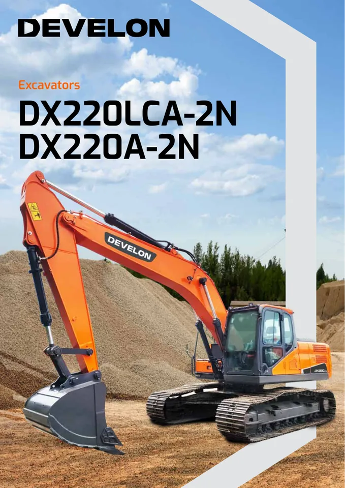 Doosan DX220A-2N · DX220LCA-2N machine manual cover