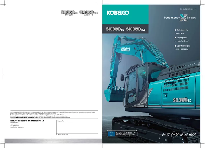 Kobelco SK350LC · SK350LC-11E · SK350NLC-11E 设备手册外胶层