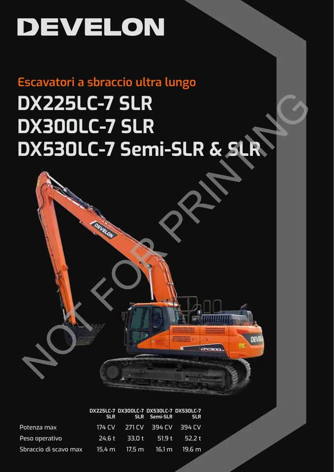 Doosan DX225LC-7 SLR machine manual cover