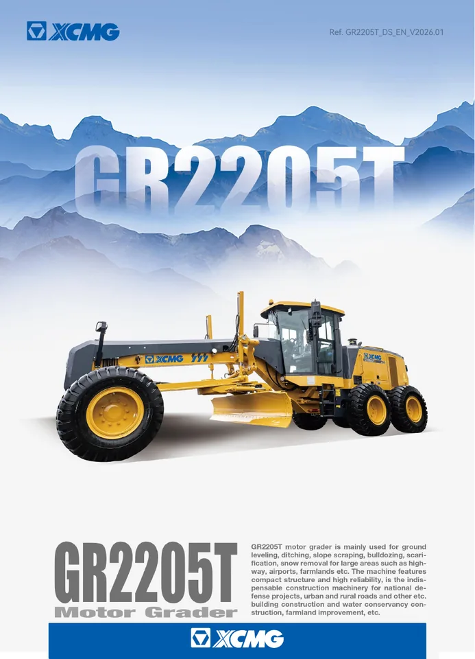 XCMG GR2205T machine manual cover: xcmg-gr2205t-70045d9aa4-official-literature