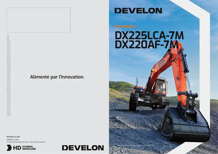 Doosan DX225LCA-7M machine manual cover
