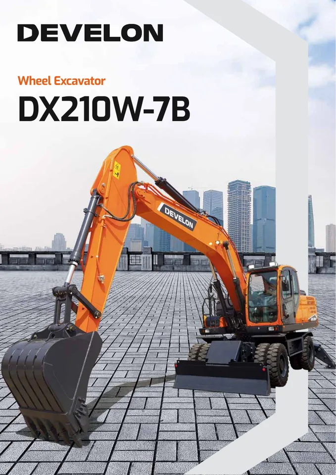 Doosan DX210W-7B machine manual cover