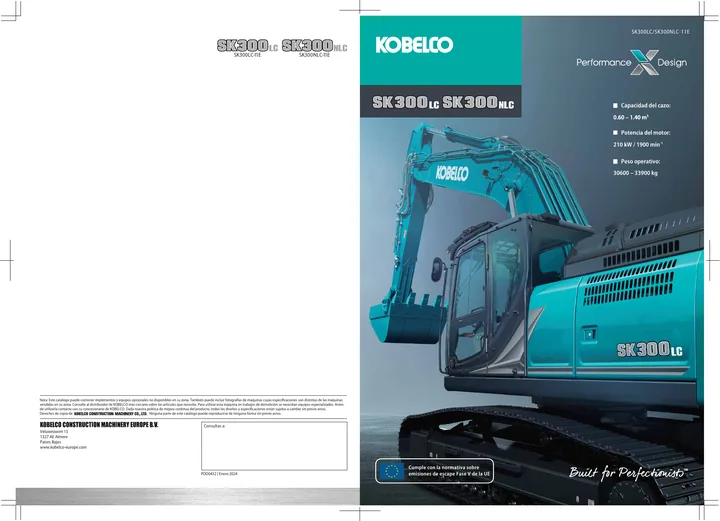 Kobelco SK300LC-11E · SK300NLC-11E 设备手册外胶层