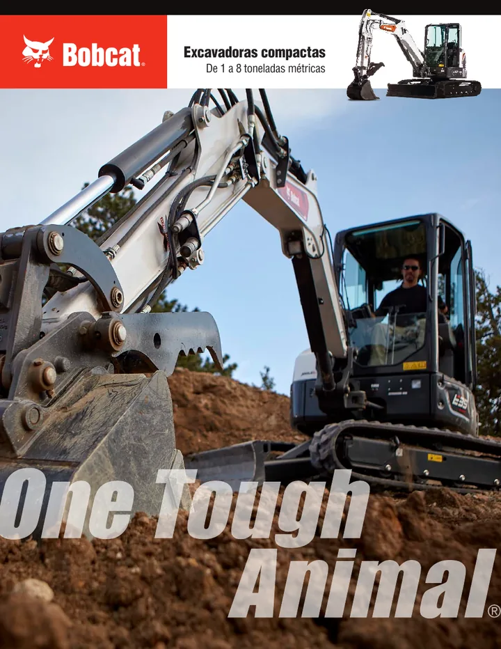 Bobcat E10 · E20 · E26 · E32 · E35 · E42 · E50 · E60 · E88 machine manual cover