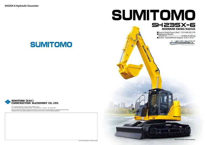 Sumitomo SH235X-6 设备手册外胶层