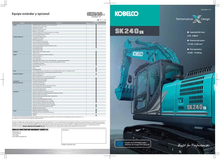 Kobelco SK240SN-11E 设备手册外胶层