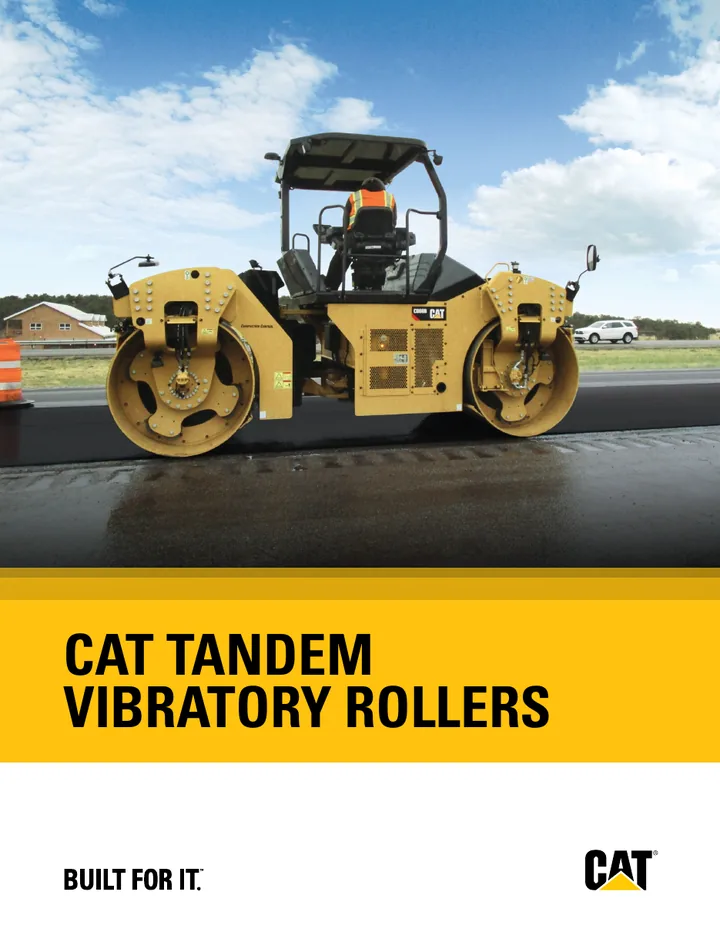 Caterpillar CAT®CB-44B / CAT®CB-54B machine manual cover