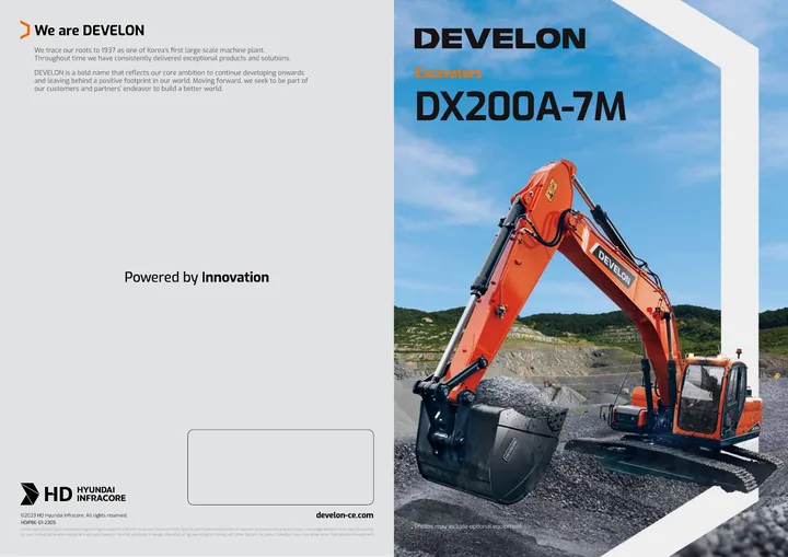 Doosan DX200A-7M machine manual cover