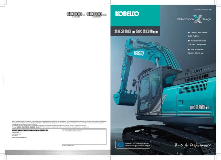 Kobelco SK300LC-11E · SK300NLC-11E 设备手册外胶层