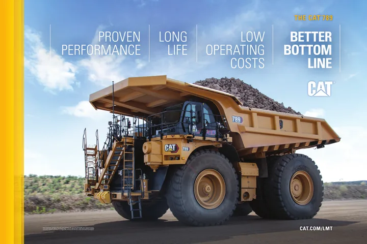 Caterpillar CAT®789 machine manual cover: Caterpillar CAT®789 Product literature