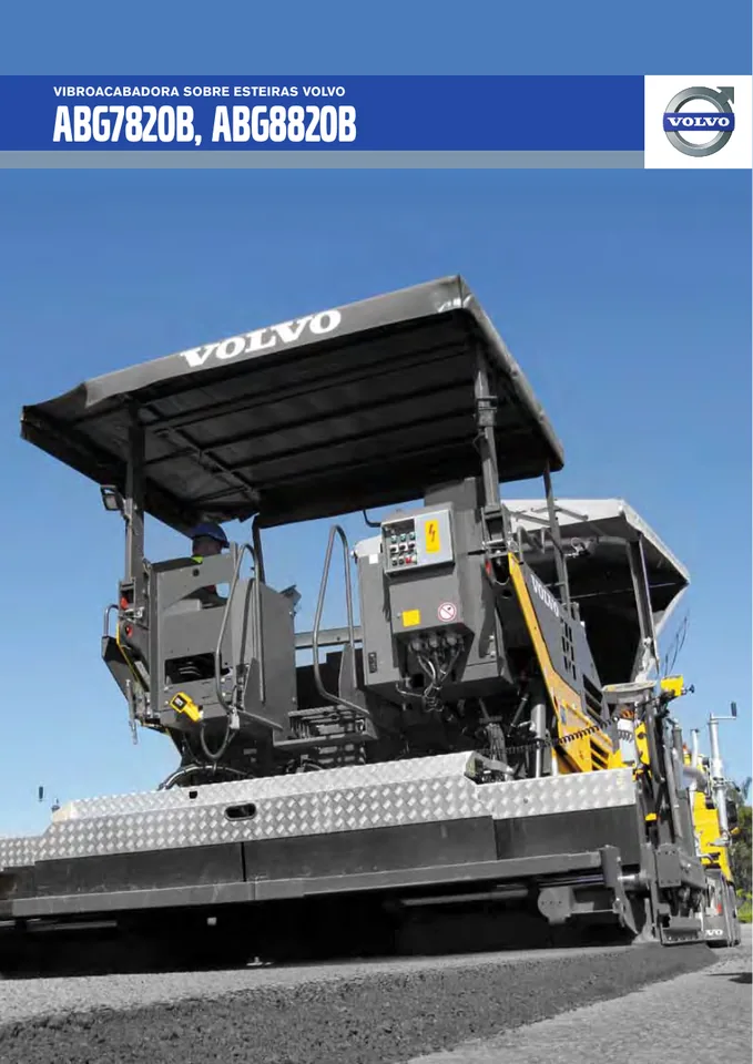 Volvo ABG8820B machine manual cover: Volvo ABG8820B Product brochure