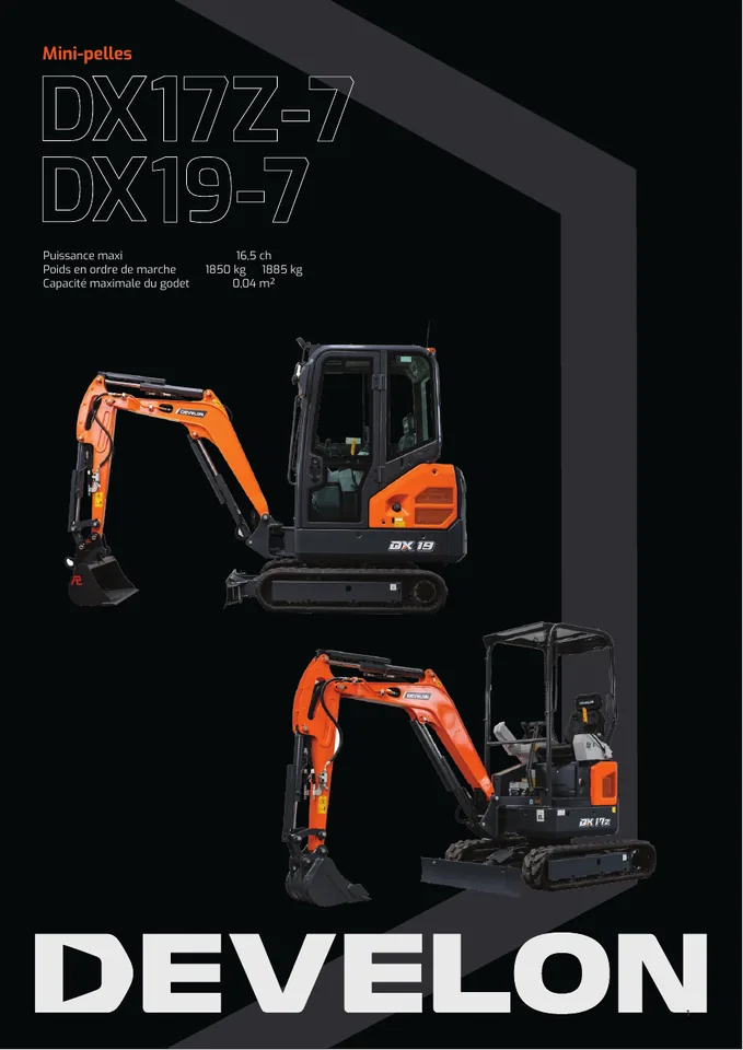 Doosan DX17Z-7 · DX19-7 machine manual cover