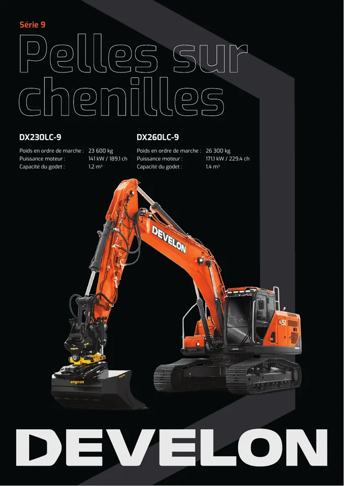 Doosan DX230LC-9 · DX260LC-9 machine manual cover
