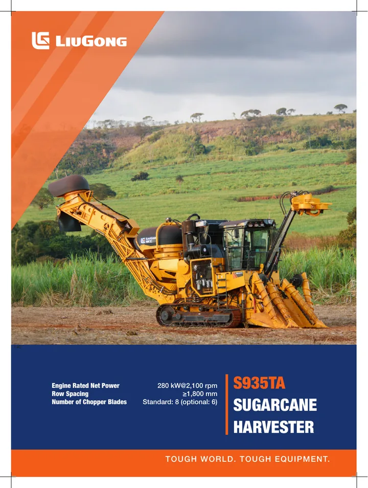 LiuGong S935TA machine manual cover