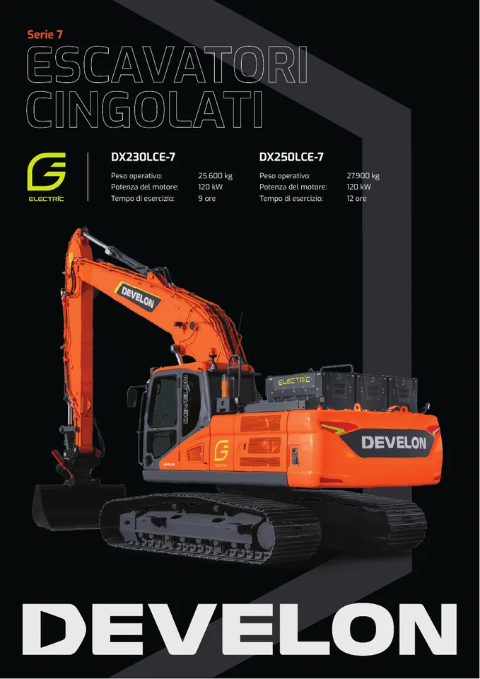 Doosan DX230LCE-7 · DX250LCE-7 machine manual cover