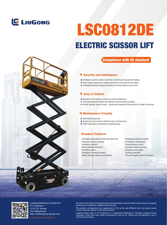 LiuGong LSC0812DE machine manual cover
