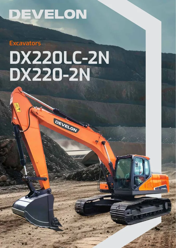 Doosan DX220-2N · DX220LC-2N machine manual cover