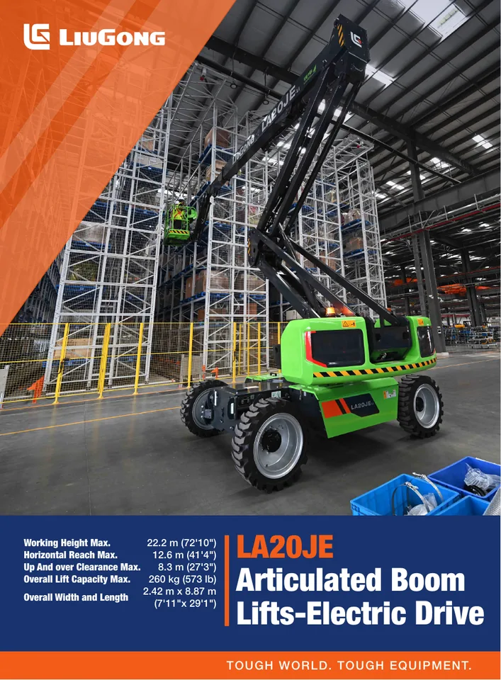 LiuGong LA20JE machine manual cover