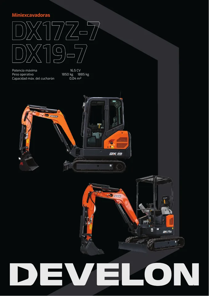 Doosan DX17Z-7 · DX19-7 machine manual cover
