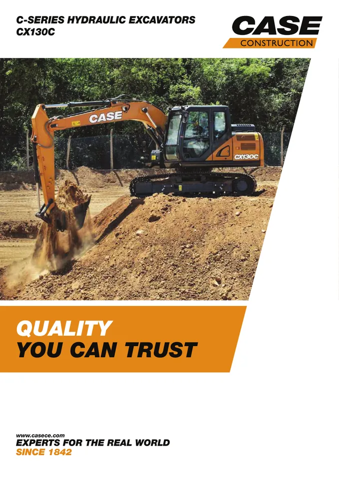 CASE CX130C machine manual cover