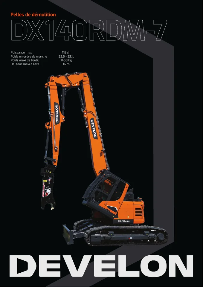 Doosan DX140RDM-7 machine manual cover