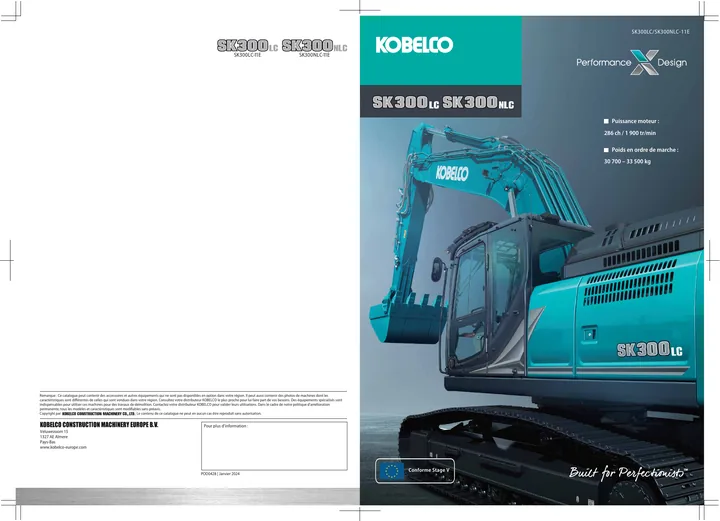 Kobelco SK300LC-11E · SK300NLC-11E 设备手册外胶层