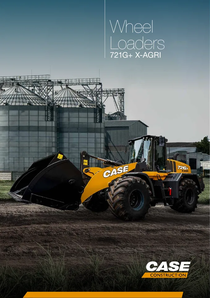 CASE 721G X machine manual cover