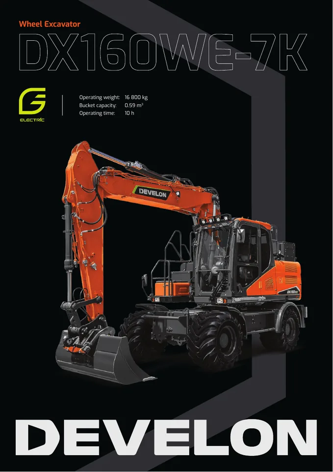 Doosan DX160WE-7K machine manual cover