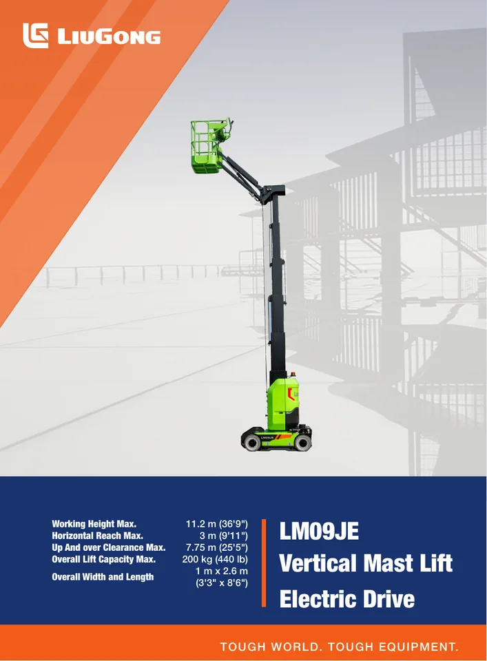 LiuGong LM09JE machine manual cover