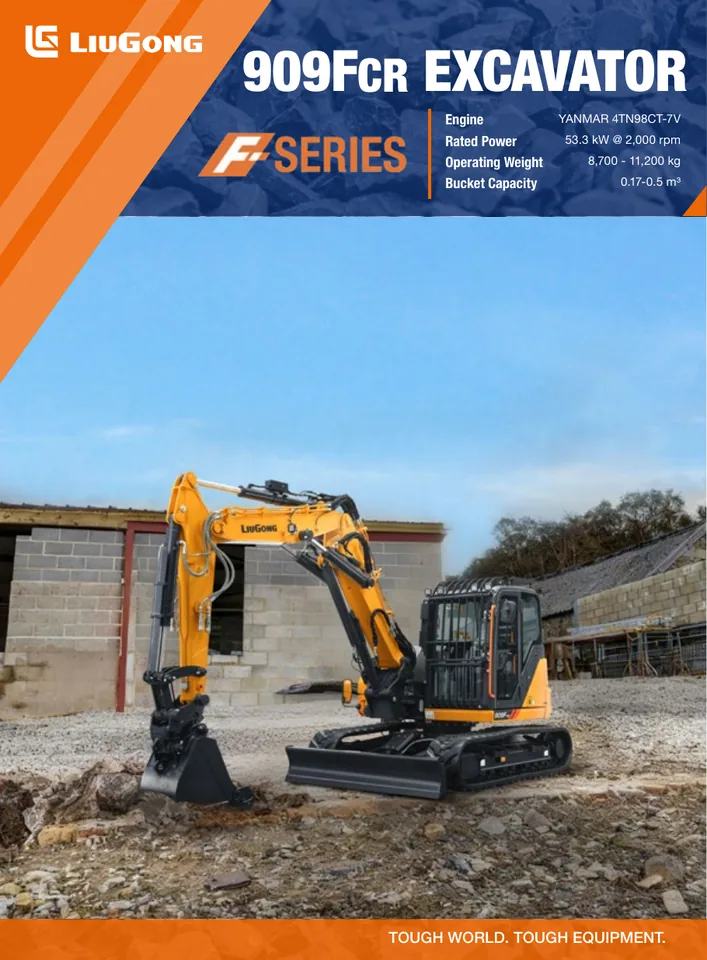 LiuGong 909FCR machine manual cover
