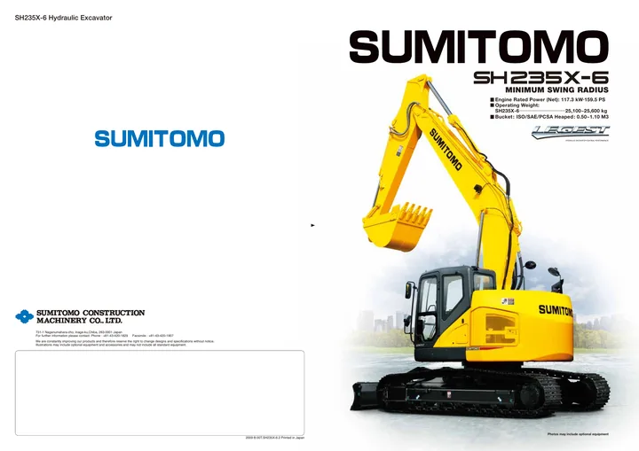 Sumitomo SH235X-6 设备手册外胶层