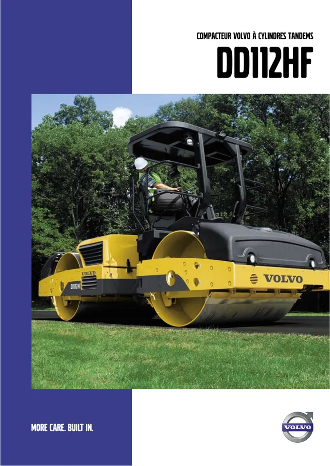 Volvo DD112HF machine manual cover: Volvo DD112HF Archived product document
