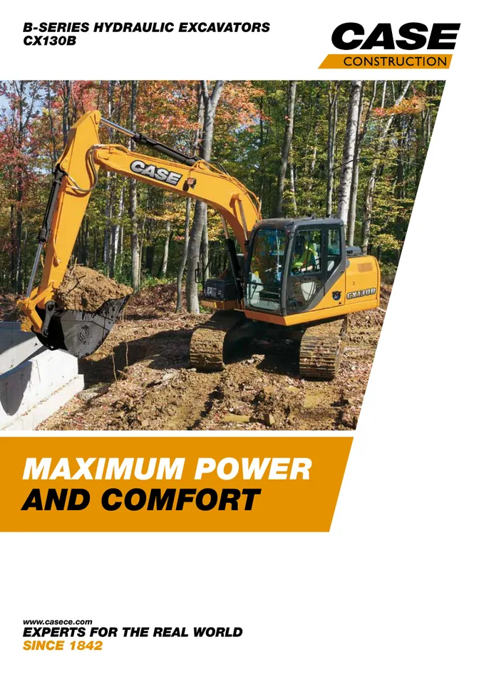 CASE CX130B machine manual cover