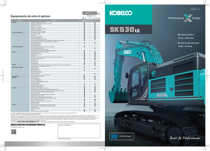 Kobelco SK530LC-11E 设备手册外胶层